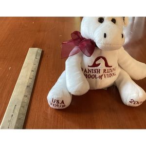 Spanish Riding School of Vienna white plush horse
